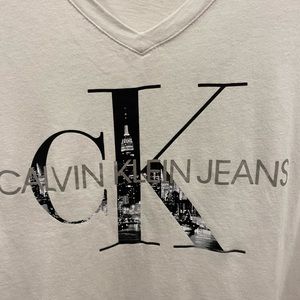 Unique Hard to Find Logo CK Jeans Tee Shirt